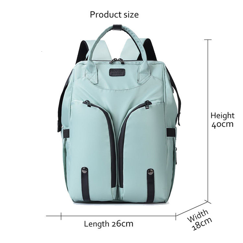 School Bags Oxford Women Backpacks Multifunction Ladies Waterproof Shoulder Backpack Large Capacity Mommy Baby Changing Diaper 230106