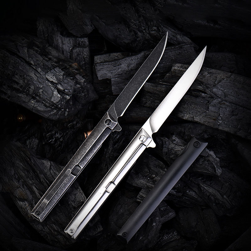 Pocket Flipper Folding Knife 440C Steel Blade Stainless Steel Handle Ball Bearing Fast Open EDC Knives 3 Handles Colors
Pocket Flipper Folding Knife 440C Steel Blade Stainless Steel Handle Ball Bearing Fast Open EDC Knives 3 Handles Colors