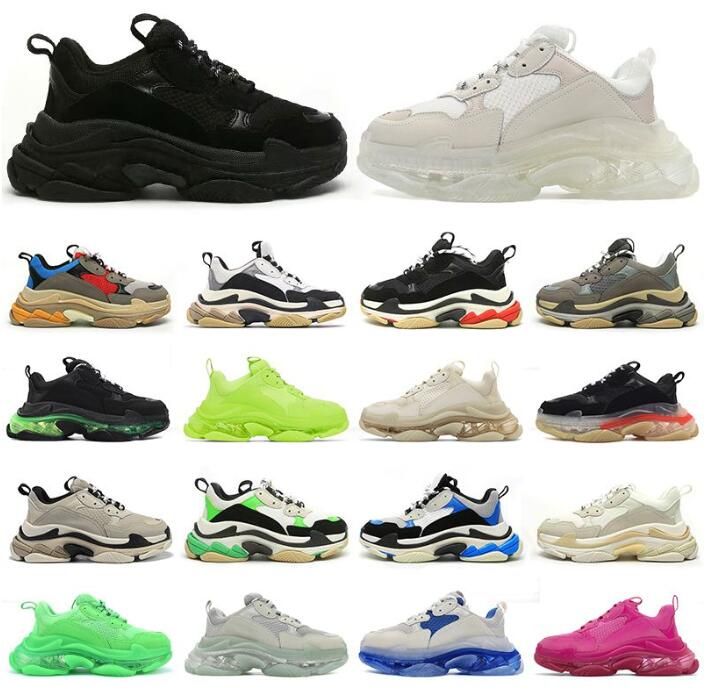 Paris Casual Shoes Triple S Clear Sole Trainers Dad Shoe Sneaker Black Oversized Mens Womens Beige Best Quality Runners Chaussures, 13
Paris Casual Shoes Triple S Clear Sole Trainers Dad Shoe Sneaker Black Oversized Mens Womens Beige Best Quality Runners Chaussures, 13