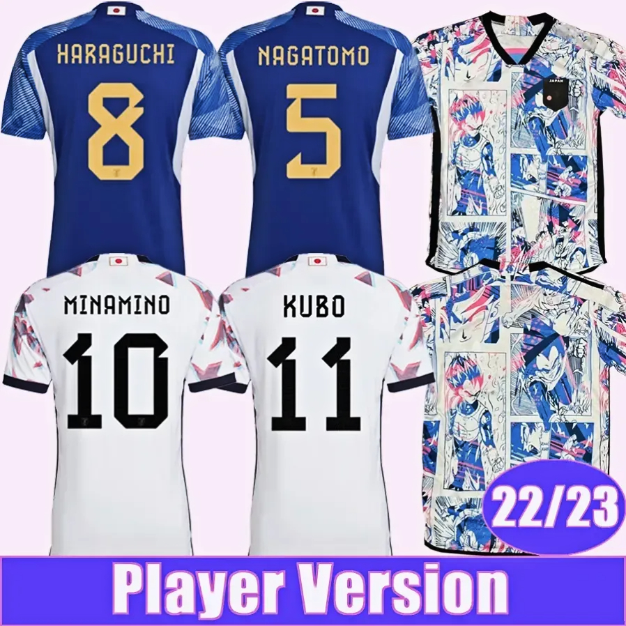 22 23 Japan Mens Soccer Jerseys Player Version MINAMINO NAGATOMO HARAGUCHI YOSHIDA TSUBASA ATOM HONDA OSAKO Home Away Football Shirts, Qy10769 22 23 cartoon no patch
22 23 Japan Mens Soccer Jerseys Player Version MINAMINO NAGATOMO HARAGUCHI YOSHIDA TSUBASA ATOM HONDA OSAKO Home Away Football Shirts, Qy10769 22 23 cartoon no patch