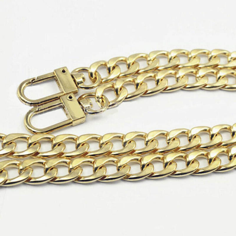 Bag Parts Accessories s Chains Gold Belt Hardware Handbag Accessory Metal Alloy Chain Strap for Women s Straps 230106