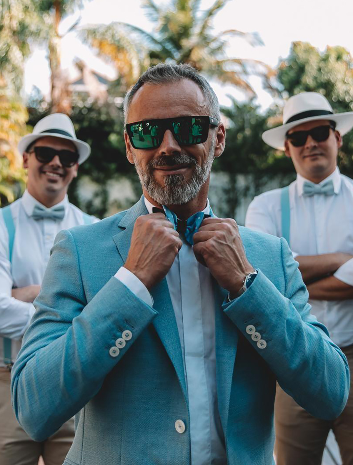 Gentleman Mint Green Wedding Tuxedos 2 Pieces Linen Peaked Lapel Outfits Wedding Pants Sets Business Formal Wear