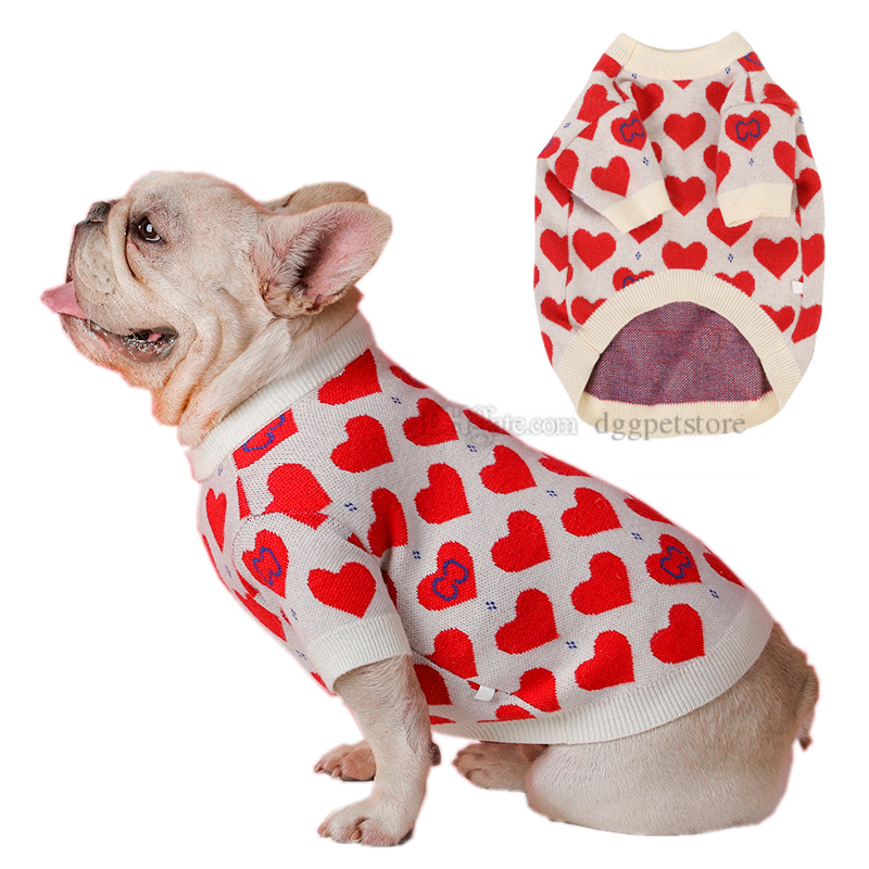 Designer Dog Clothes Brand Dog Apparel Valentines Day Dogs Sweaters Pink Heart Design Puppy Sweatshirts with Classic Letters Pattern Pets Sweater Pet Clothing M 524
Designer Dog Clothes Brand Dog Apparel Valentines Day Dogs Sweaters Pink Heart Design Puppy Sweatshirts with Classic Letters Pattern Pets Sweater Pet Clothing M 524