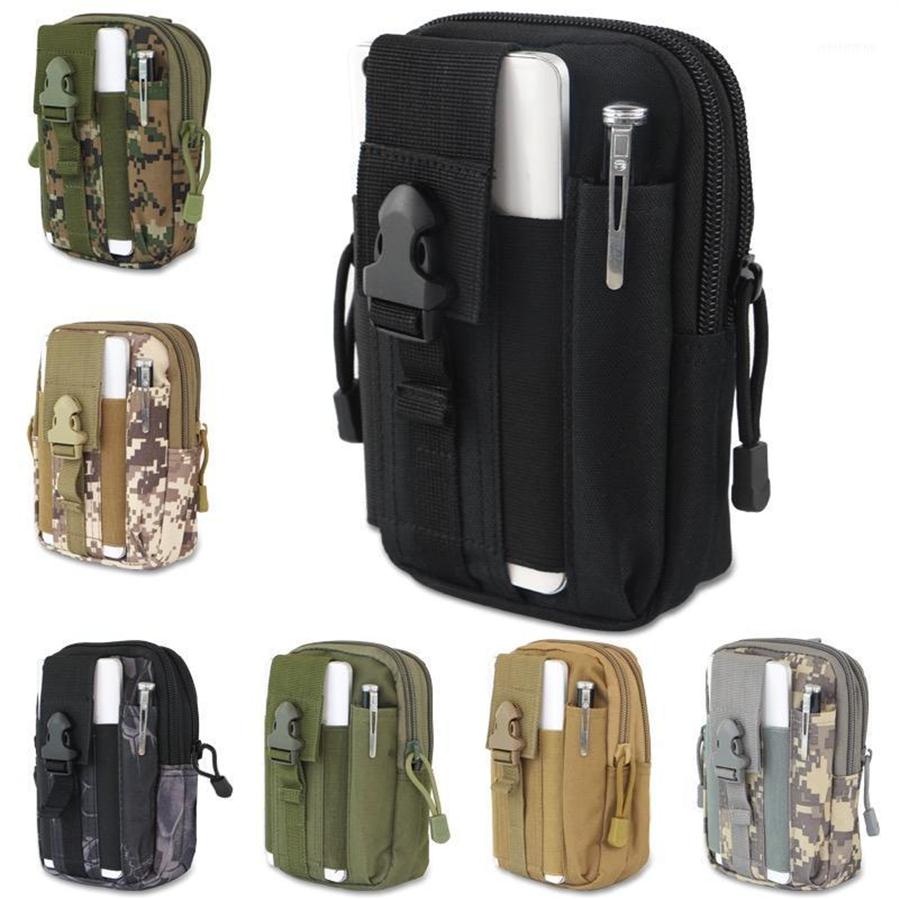 1Pcs Tactical Pouch Molle Hunting Bags Belt Waist Bag Pack Outdoor Pouches Phone Case Pocket Travel Camping Bags1174J