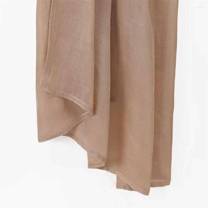 Scarves Plain Modal Hijabs Muslim Soft Viscose Voile Scarfs Fashion Women Shawls For Lady