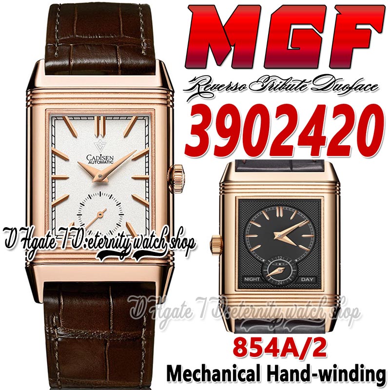 MGF Reverso Tribute Duoface mg3902420 Mens Watch 854A/2 Mechanical Hand-winding Dual time zone Rose Gold Case White Dial Leather Strap Super Edition eternity Watches, Watch waterproof production cost
MGF Reverso Tribute Duoface mg3902420 Mens Watch 854A/2 Mechanical Hand-winding Dual time zone Rose Gold Case White Dial Leather Strap Super Edition eternity Watches, Watch waterproof production cost