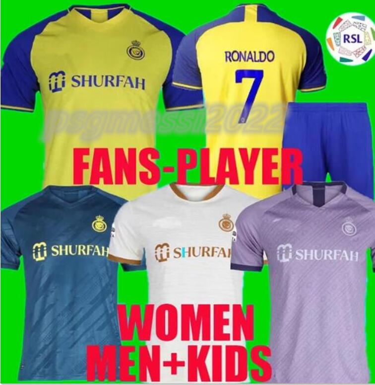 Al Nassr FC soccer Jerseys Ronaldo 2022 2023 Home yellow away 22 23 CR7 Gonzalo Martinez Talisca Ghislain Konan Vincent Aboubakar men Football shiirt Al-Nassr FC 666
Al Nassr FC soccer Jerseys Ronaldo 2022 2023 Home yellow away 22 23 CR7 Gonzalo Martinez Talisca Ghislain Konan Vincent Aboubakar men Football shiirt Al-Nassr FC 666