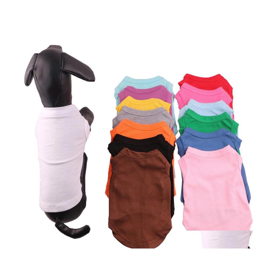 Dog Apparel Pet Mti Colors 4 Size Summer Solid T Shirts Clothes Classic Puppy Small Cotton Dh0284 T03 Drop Delivery Home Garden Suppl Dhcbu, Randomly send color
Dog Apparel Pet Mti Colors 4 Size Summer Solid T Shirts Clothes Classic Puppy Small Cotton Dh0284 T03 Drop Delivery Home Garden Suppl Dhcbu, Randomly send color