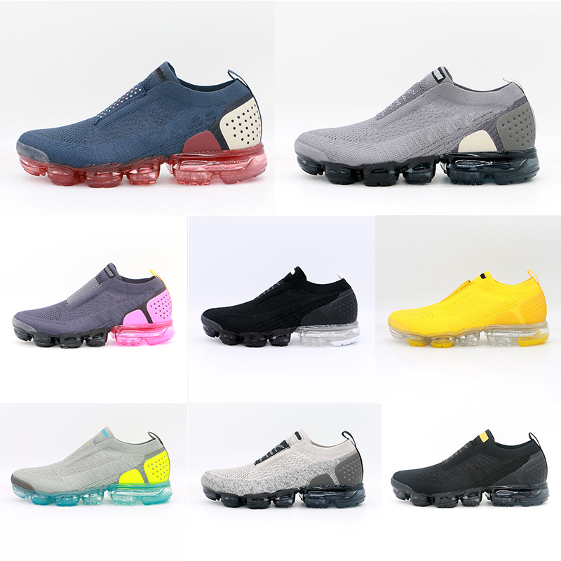 VapoMax 2018 Running Shoes Moc 2 Laceless 2.0 Triple Designer Mens Women Sneakers Fly yellow knit Sports cushion Trainers Zapatos size 36-45, 13
VapoMax 2018 Running Shoes Moc 2 Laceless 2.0 Triple Designer Mens Women Sneakers Fly yellow knit Sports cushion Trainers Zapatos size 36-45, 13