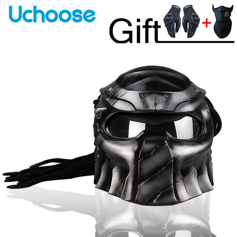 Helmets Predator Creativity Motorcycle Helmet Full Face Helm Flexible Strip Lighting Bring Own Hair Eye-catching Quality Colored Lenses 0105, Scar
Helmets Predator Creativity Motorcycle Helmet Full Face Helm Flexible Strip Lighting Bring Own Hair Eye-catching Quality Colored Lenses 0105, Scar