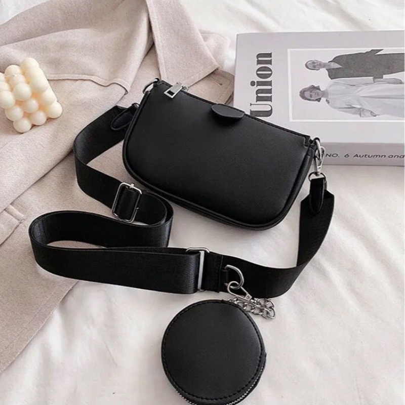 Designer bag crossbody shoulder pack trendy classic 183 3in1 style women bag variety of color straps to choose a casual outdoor wallet, 60910-1
Designer bag crossbody shoulder pack trendy classic 183 3in1 style women bag variety of color straps to choose a casual outdoor wallet, 60910-1