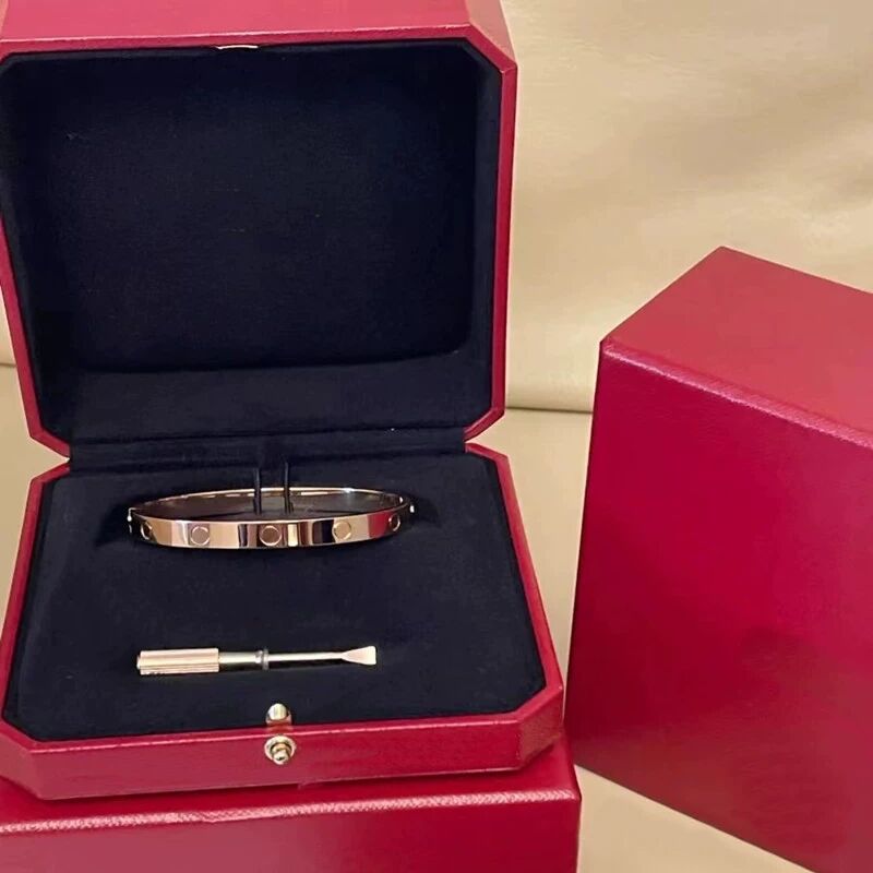Fashion Stainless Steel Bangle Women Men Enamel Bangles buckle designer Jewelry Rose Gold Silver Letter Bracelets Love color with Original velvet bag
Fashion Stainless Steel Bangle Women Men Enamel Bangles buckle designer Jewelry Rose Gold Silver Letter Bracelets Love color with Original velvet bag
