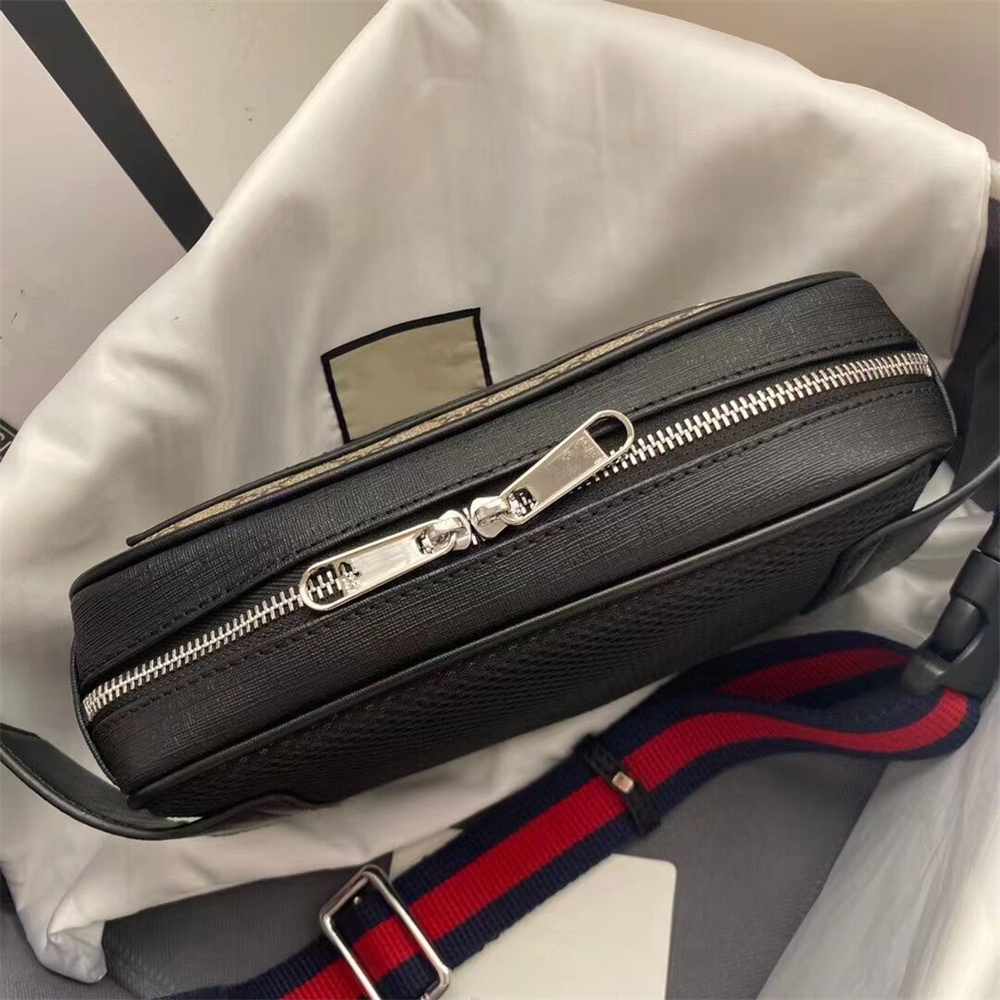 2023 Top Quality Designer Men leather bags Unisex Men Women leather Sport Runner Fanny Pack Belly Waist Bum Bag Fitness Running Belt Jogging Pouch Back grid