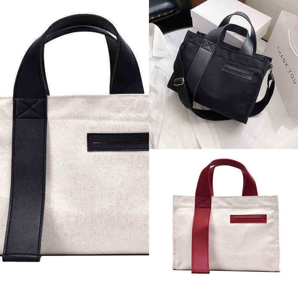 Shoulder Bag Leisure Canva 's Bag Large Capacity Cloth Travel 2022 220224, White