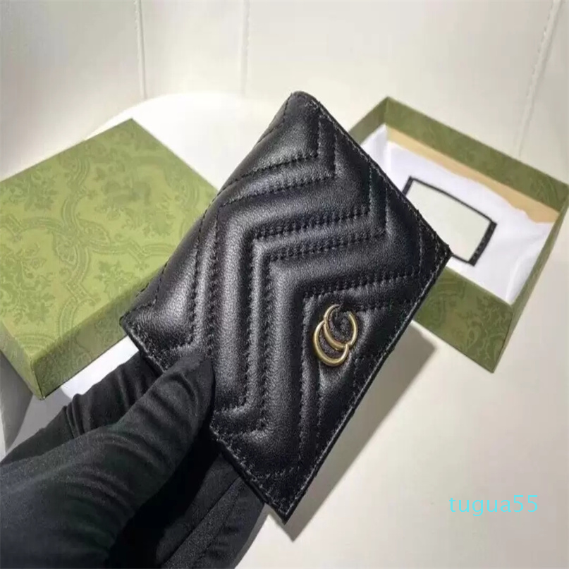 Wallets classic Fashion Designer Card Holder Women pink Leather Women