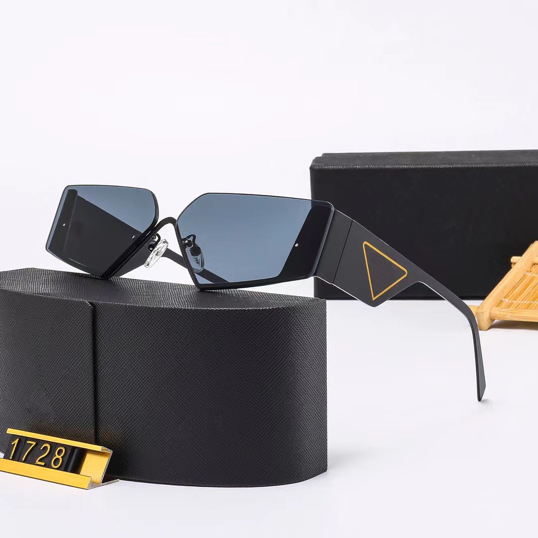 Designer sunglasses fashion polarized sunglasses personality UV resistant glasses men women Goggle Retro square sun glass Casual eyeglasses with box good gift
