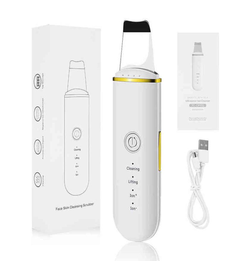 Ultrasonic Skin Scrubber Deep Face Cleaning Shovel Professional Blackheads Remover Peeling Cleanser Facial Pore Cleaner 2205163032351
Ultrasonic Skin Scrubber Deep Face Cleaning Shovel Professional Blackheads Remover Peeling Cleanser Facial Pore Cleaner 2205163032351