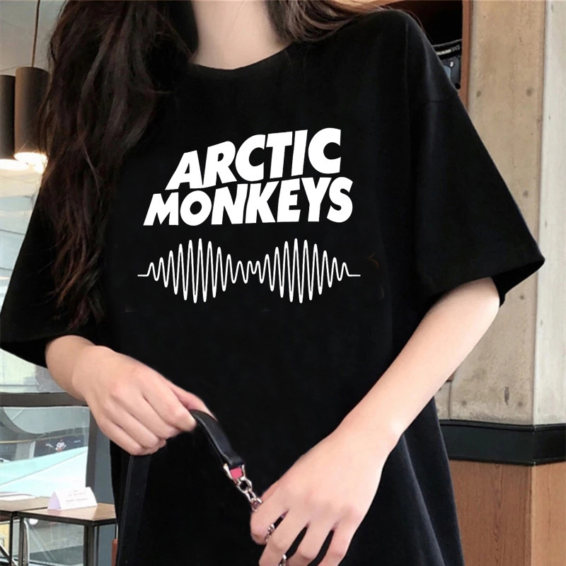 Women s T Shirt Arctic Monkeys Clothe Manga Casual 2023 Y2k White Female 230106
