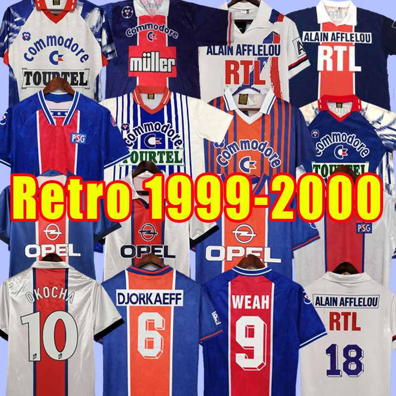 psgs Retro Futebol Soccer Jerseys Classic Rai Anelka Ibrahimovic Ronaldinho home away fotball shirts 90 91 92 93 94 95 96 97 98 99 00 1999 1998 1995 Okocha Leroy Beckham
psgs Retro Futebol Soccer Jerseys Classic Rai Anelka Ibrahimovic Ronaldinho home away fotball shirts 90 91 92 93 94 95 96 97 98 99 00 1999 1998 1995 Okocha Leroy Beckham