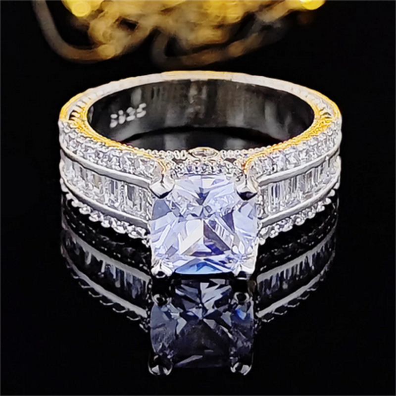 New Luxury Round Diamond 925 Sterling Silver Designer Engagement Ring for Women Lady Anniversary Gift Jewelry Wholesale Christmas
New Luxury Round Diamond 925 Sterling Silver Designer Engagement Ring for Women Lady Anniversary Gift Jewelry Wholesale Christmas