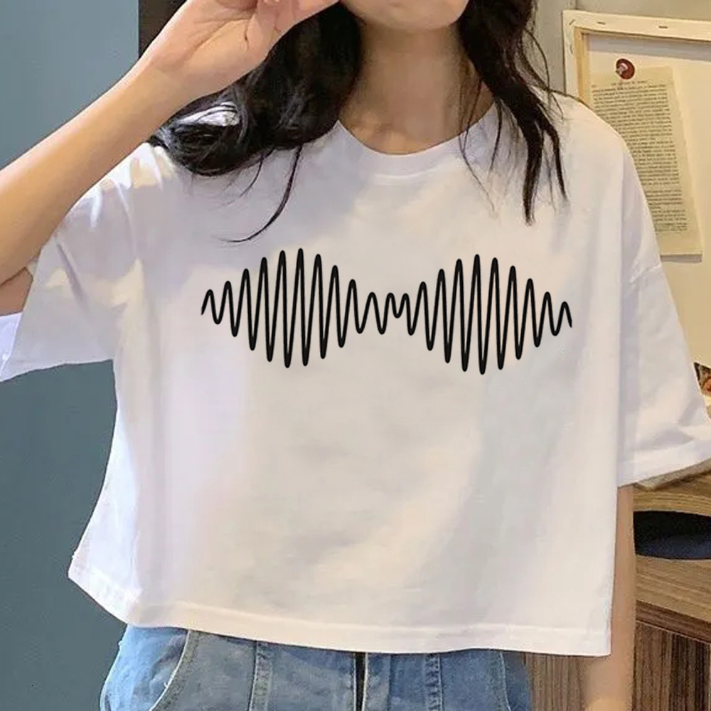 Women s T Shirt Arctic Monkeys Clothe Manga Casual 2023 Y2k White Female 230106