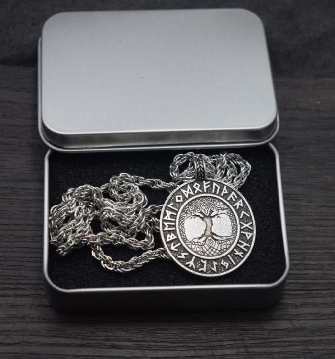 Chains SanLan 1pcs Tree Of Life Yggdrasil Necklace Viking Rune Amulet Pendant Nordic Talisman Jewelry Cord Chain Accessories2145349
Chains SanLan 1pcs Tree Of Life Yggdrasil Necklace Viking Rune Amulet Pendant Nordic Talisman Jewelry Cord Chain Accessories2145349