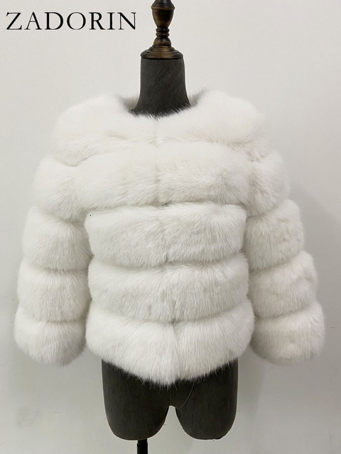 Women's Fur Faux ZADORIN S5XL Mink Coats Autumn Winter Fluffy Black Coat Elegant Thick Warm Jackets For Tops 230107