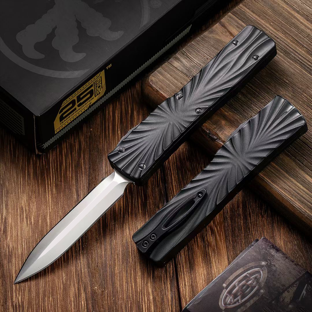 MT-tech 185-10S Attacker Glykon AUTO Knife D2 blade T6 Aluminum handle Automatic Pocket Knives EDC Outdoor Combat Troodon UT88 Tools
MT-tech 185-10S Attacker Glykon AUTO Knife D2 blade T6 Aluminum handle Automatic Pocket Knives EDC Outdoor Combat Troodon UT88 Tools