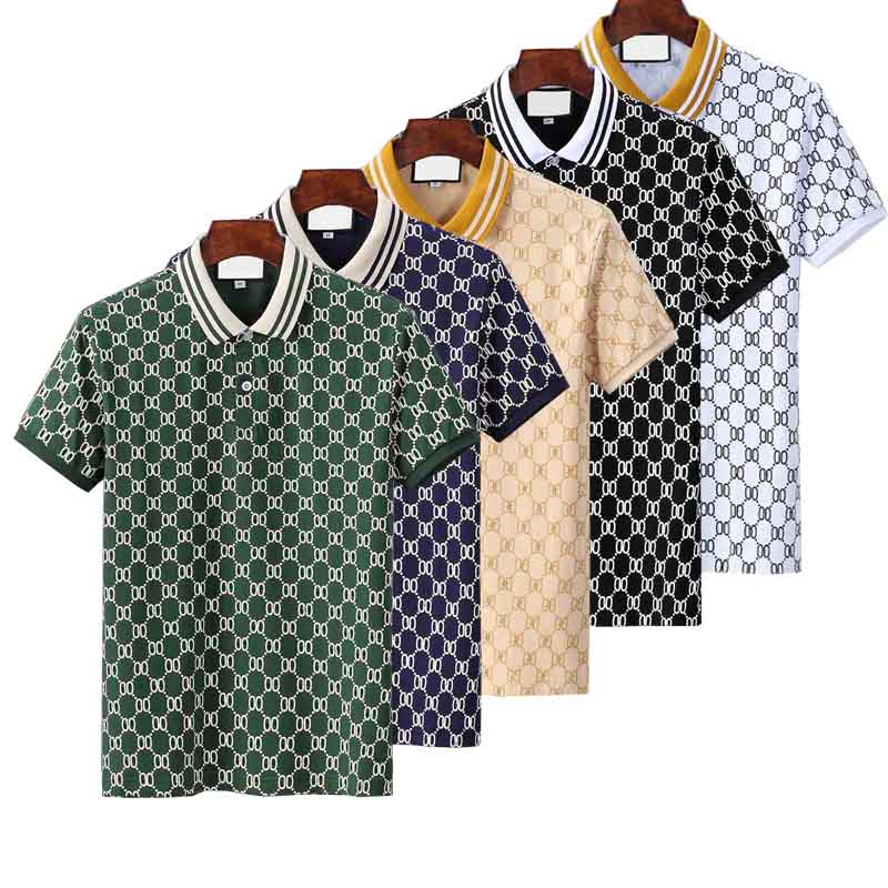 2023New Mens Stylist Polo Shirts Luxury Italy Mens 2020 Designer Clothes Short Sleeve Fashion Mens Summer T Shirt Asian Size M-3XL
