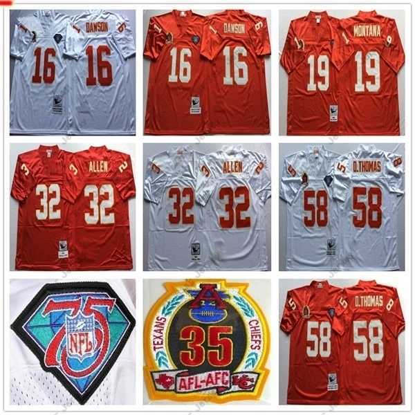 Football Jerseys NCAA Vintage Top Stitched #16 Len Dawson 19 Joe Montana Jersey 32 Marcus Allen 58 Derrick Thomas Mens Football Jerseys Shirts, As picture
Football Jerseys NCAA Vintage Top Stitched #16 Len Dawson 19 Joe Montana Jersey 32 Marcus Allen 58 Derrick Thomas Mens Football Jerseys Shirts, As picture