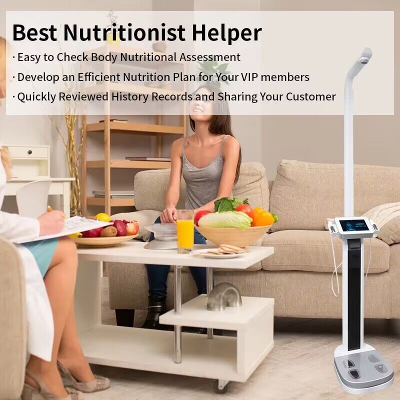 Weight Scales 8 Electrode Biochemistry 3D Measure Composition BMI Analysis Digital Body Scale Lipid Composition analyzer impedance Analytical Instrume