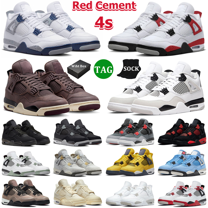 With Box 4s Men Basketball Shoes 4 Midnight Navy Red Cement Thunder Military Black Cat Lightning University Blue White Oreo Sail Mens Women Designer Sports Sneakers, 19
With Box 4s Men Basketball Shoes 4 Midnight Navy Red Cement Thunder Military Black Cat Lightning University Blue White Oreo Sail Mens Women Designer Sports Sneakers, 19