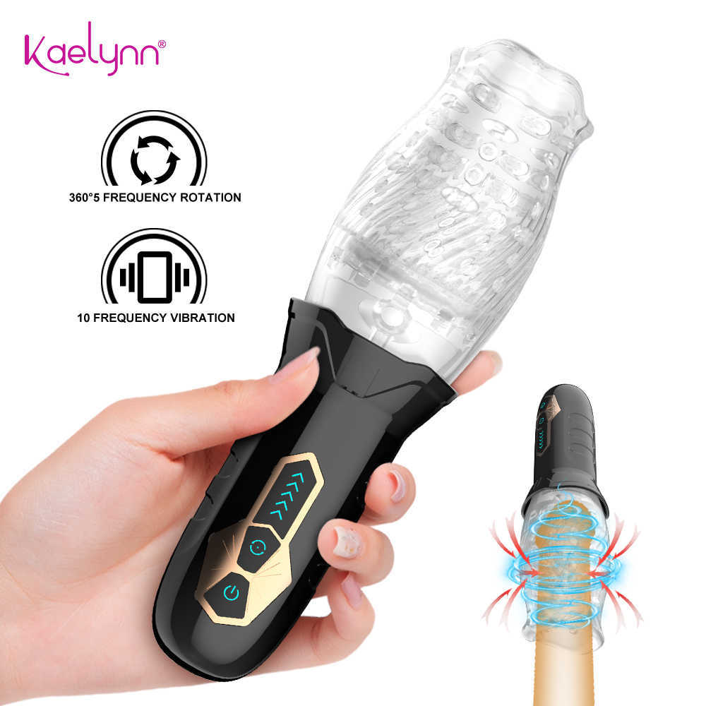 Beauty Items Male Masturbators Automatic Sucking Rotation 10 Speed sexy Machine Electric for Men Cup Toys Adult 18