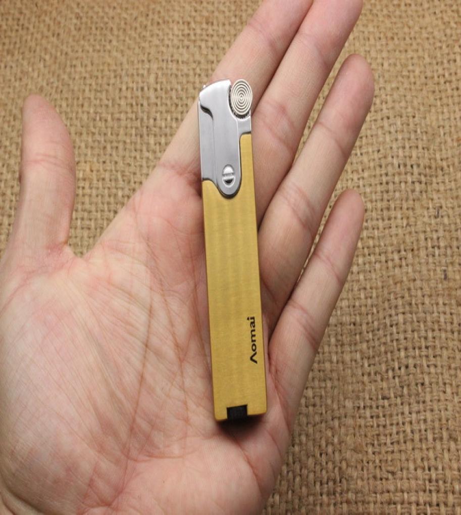 New Arrival Genuine Aomai Compact Jet Butane Lighter Torch Windproof Lighter Metal Grinding Wheel Lighter Can Print Logo6365966
New Arrival Genuine Aomai Compact Jet Butane Lighter Torch Windproof Lighter Metal Grinding Wheel Lighter Can Print Logo6365966