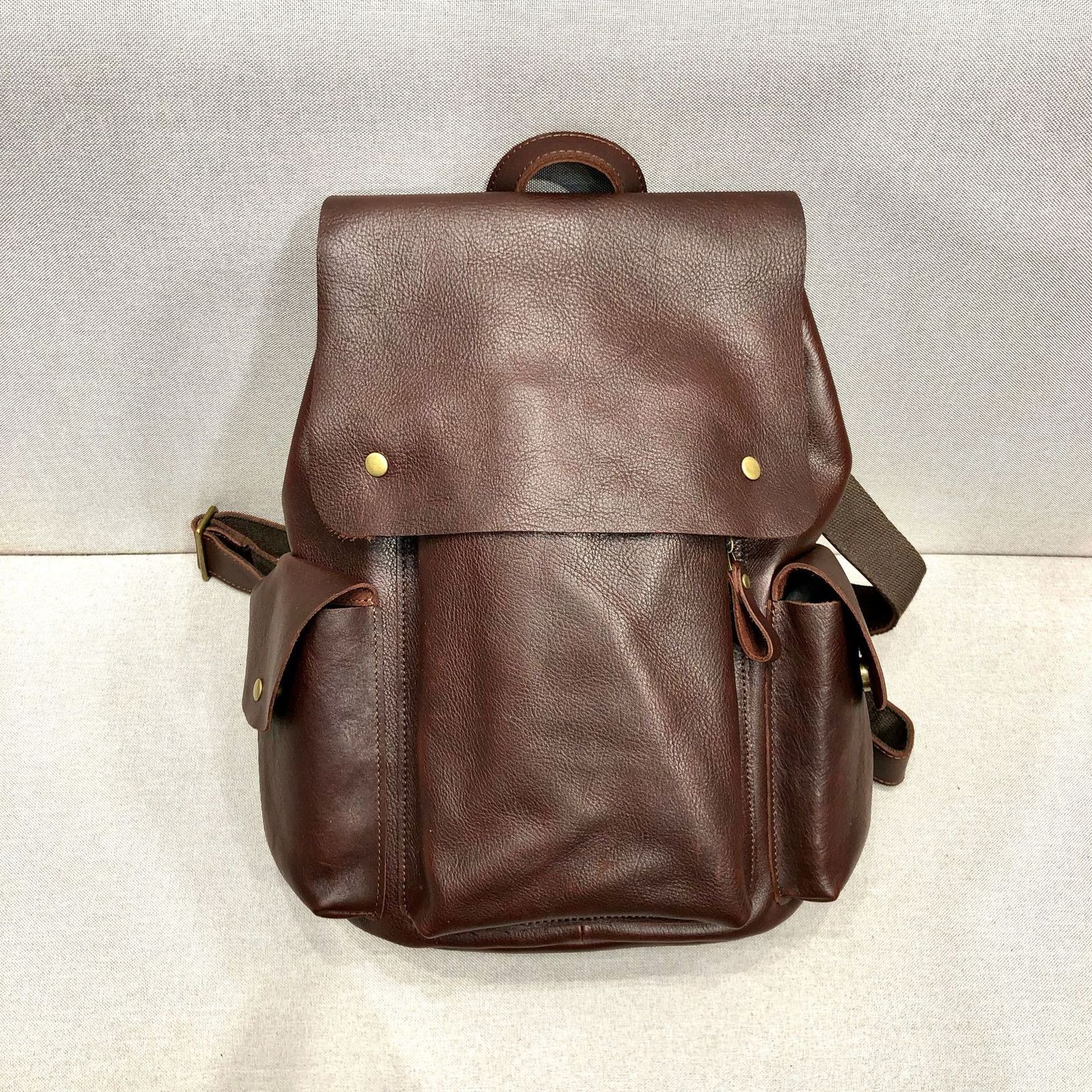 School Bags Genuine Leather Backpack For Women Pockets Soft Travel Back Packs High Quality Large Mochilas Trip Shoulders 230106