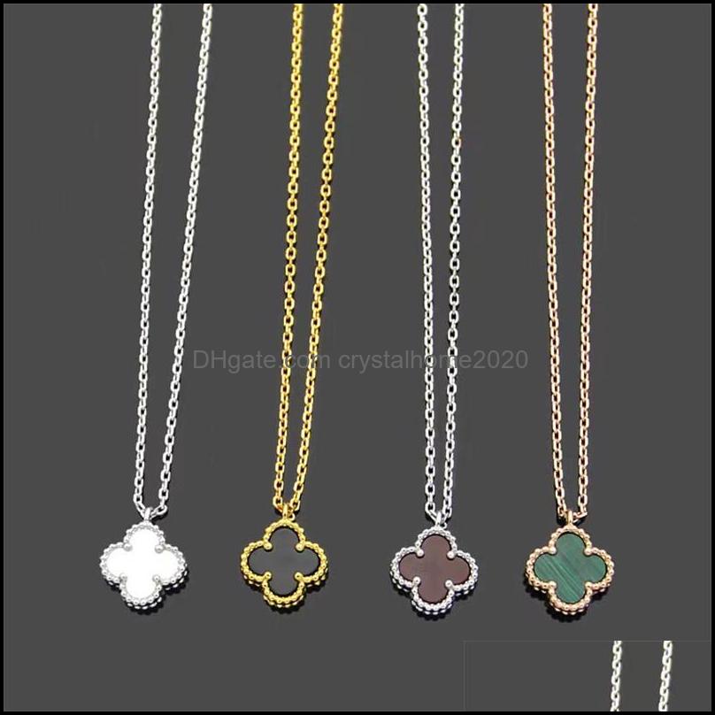 Pendant Necklaces Classic Clover Necklace New Fashion Designer Womens High Quality 18K Gold Korean Jewelry Gift Drop Delivery Pendant Otctl
Pendant Necklaces Classic Clover Necklace New Fashion Designer Womens High Quality 18K Gold Korean Jewelry Gift Drop Delivery Pendant Otctl