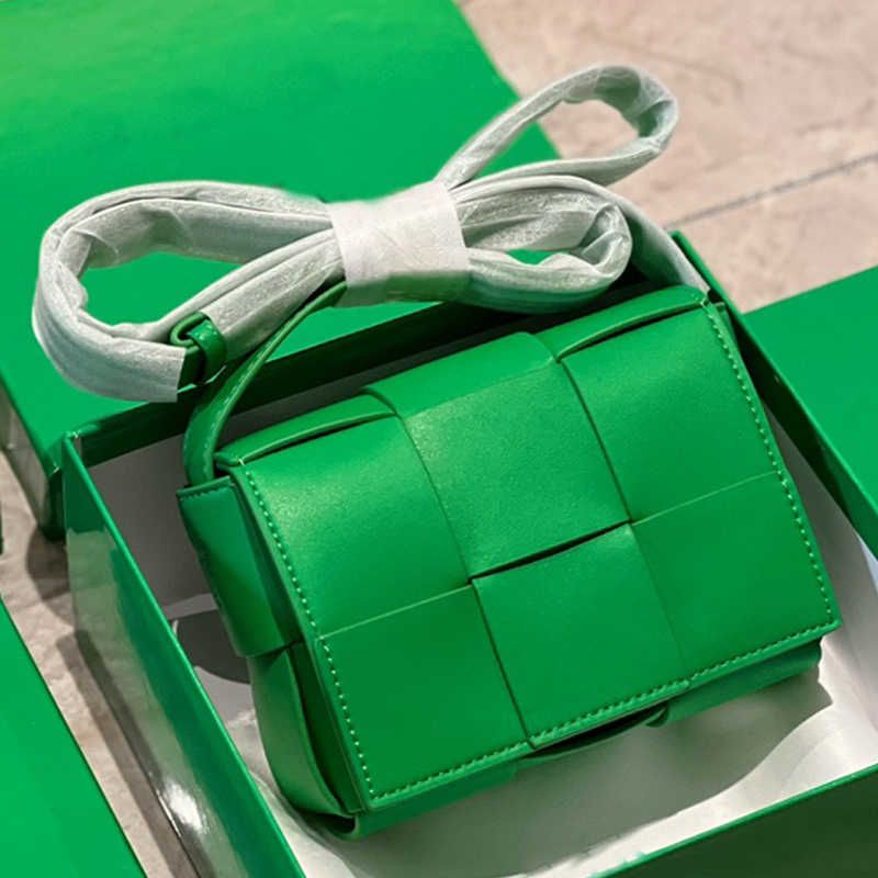 2023 Totes Crossbody Bag Woven Handbag Cross-body Purse Mini Flap Shoulder Bags Plain Hasp Interior Pocket Adjustable Strap Weave