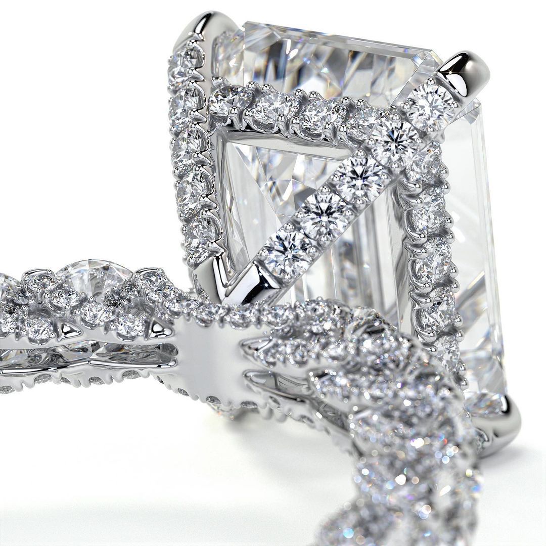 Luxury Princess Cut Diamond 925 Sterling Silver Designer Engagement Ring for Women Lady Anniversary Gift Jewelry Bulk Sell