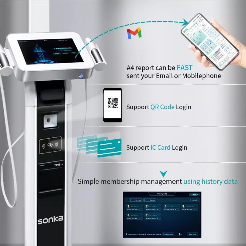 Weight Scales 8 Electrode Biochemistry 3D Measure Composition BMI Analysis Digital Body Scale Lipid Composition analyzer impedance Analytical Instrume