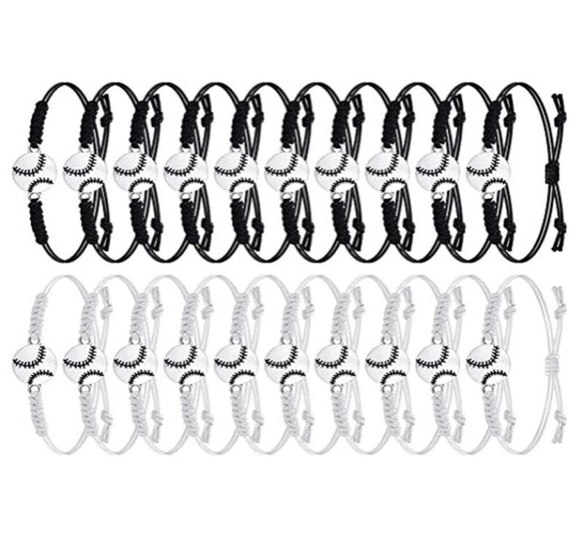 Charm Bracelets 20Pieces Softball Bracelet Adjustable Sport With For Teen Most Player Friendship Jewelry Gift A5KE1712078
Charm Bracelets 20Pieces Softball Bracelet Adjustable Sport With For Teen Most Player Friendship Jewelry Gift A5KE1712078