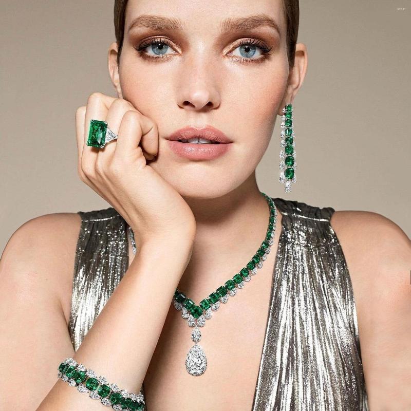Necklace Earrings Set GODKI Fashion Luxury 4PCS UAE Waterdrop Jewelry For Women Wedding Party Green Cubic Zirconia Dubai Bridal, Picture shown
Necklace Earrings Set GODKI Fashion Luxury 4PCS UAE Waterdrop Jewelry For Women Wedding Party Green Cubic Zirconia Dubai Bridal, Picture shown