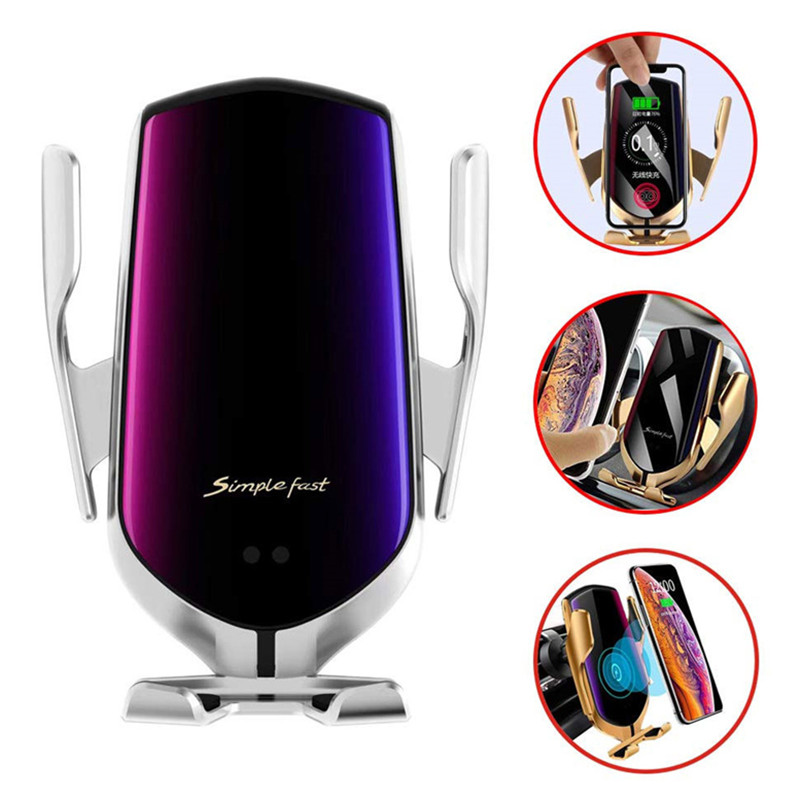 R1 Car Wireless Charger Automatic Clamping 10W Qi Fast Charging Holder For iPhone Samsung Huawei Air Vent Phone Holder With Retail Box
R1 Car Wireless Charger Automatic Clamping 10W Qi Fast Charging Holder For iPhone Samsung Huawei Air Vent Phone Holder With Retail Box