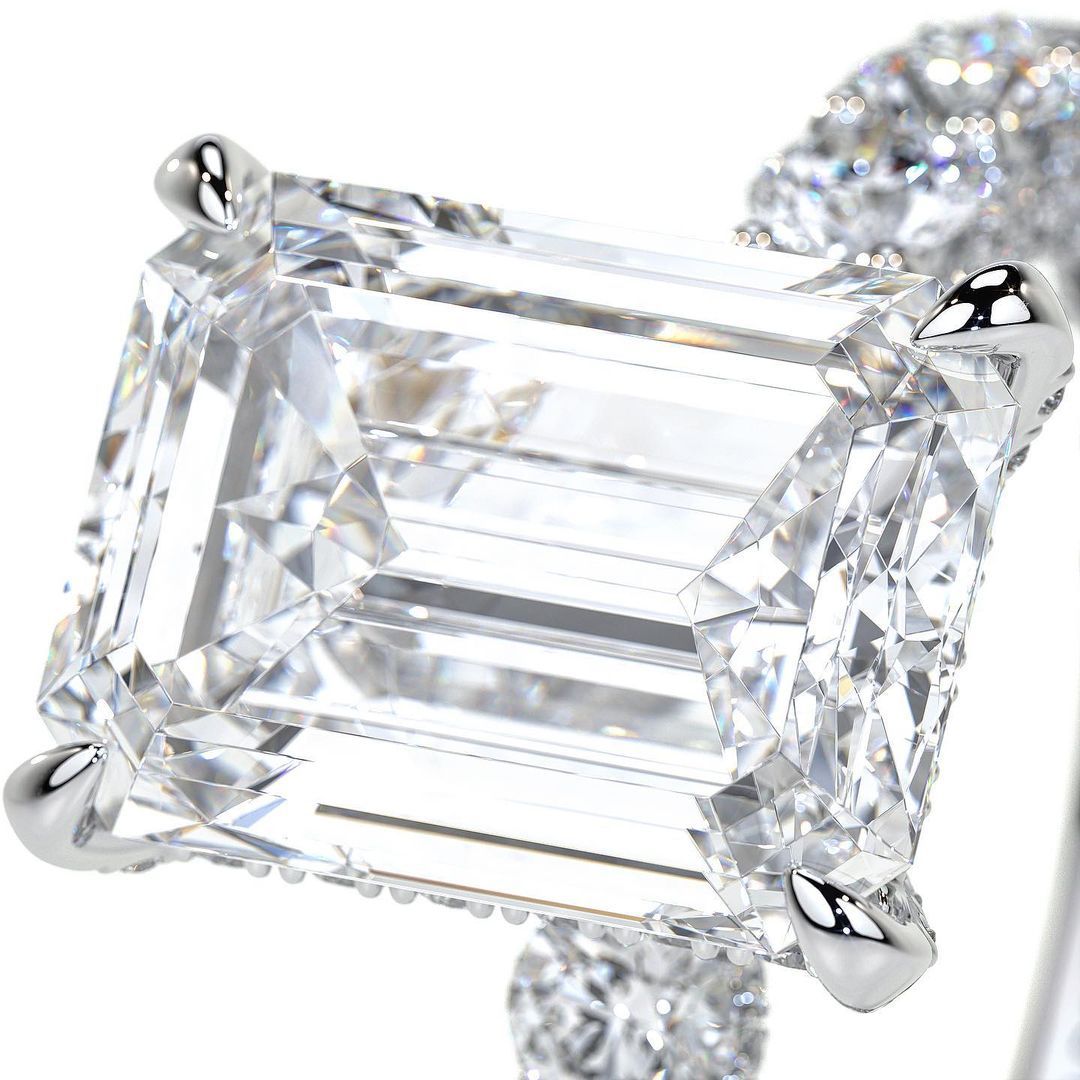 Luxury Princess Cut Diamond 925 Sterling Silver Designer Engagement Ring for Women Lady Anniversary Gift Jewelry Bulk Sell