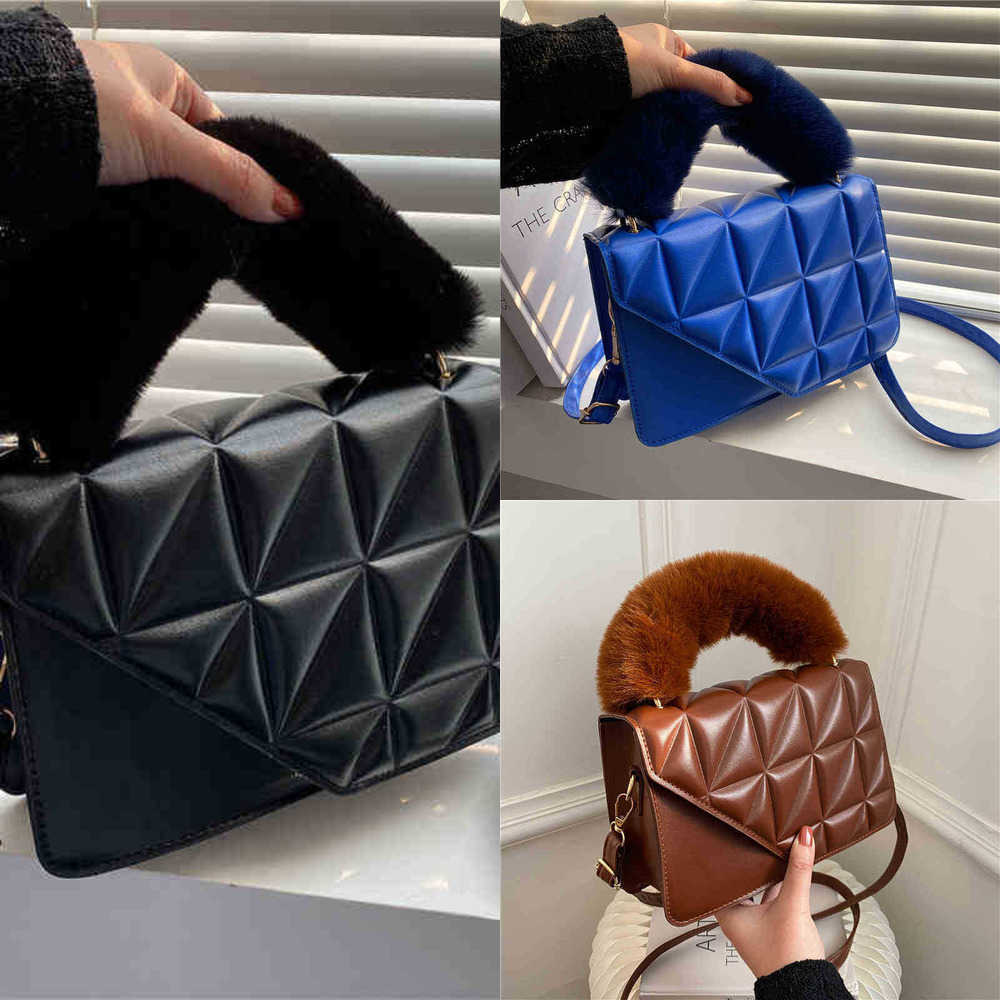 HBP Evening Bags Ladies Bag Popular Texture Rhombic Lattice Plush Handbag Korean Version Foreign Style One Shoulder Messenger Small Square Bag 220826, Black12
HBP Evening Bags Ladies Bag Popular Texture Rhombic Lattice Plush Handbag Korean Version Foreign Style One Shoulder Messenger Small Square Bag 220826, Black12