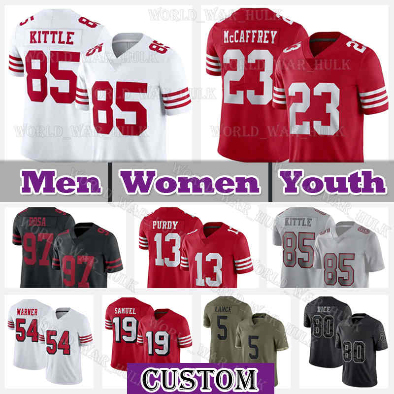 Deebo Samuel Football Jersey Christian McCaffrey Brock Purdy Niners Talanoa Hufanga George Kittle Fred Warner San Francisco 49ers 5 Trey Lance Nick Bosa Joe Montana, Men jersey(49r)
Deebo Samuel Football Jersey Christian McCaffrey Brock Purdy Niners Talanoa Hufanga George Kittle Fred Warner San Francisco 49ers 5 Trey Lance Nick Bosa Joe Montana, Men jersey(49r)