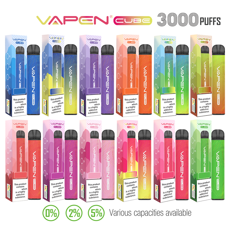 Original VAPEN CUBE 3000 PUFFS e Cigarettes Kits Disposable Vape Pen 1000mAh Battery Pre-Filled 8.5mlPUFFs Airflow System Portable Vapors
Original VAPEN CUBE 3000 PUFFS e Cigarettes Kits Disposable Vape Pen 1000mAh Battery Pre-Filled 8.5mlPUFFs Airflow System Portable Vapors