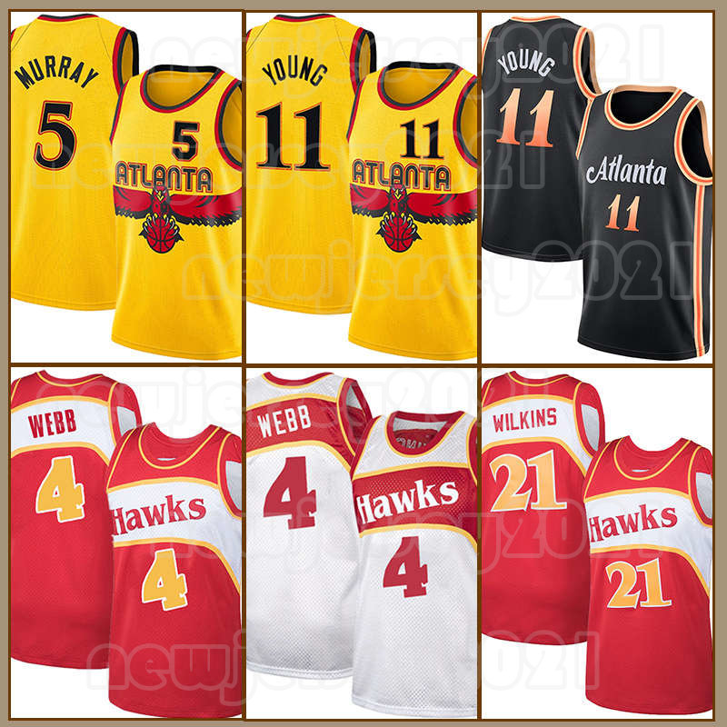Trae Young Dejounte Murray Basketball Jerseys Retro Spud Webb Vince Carter Tracy McGrady 2023-2024 Mens City Atlantas Hawk Black Red Shirt 15 11 1 5, Men jersey
Trae Young Dejounte Murray Basketball Jerseys Retro Spud Webb Vince Carter Tracy McGrady 2023-2024 Mens City Atlantas Hawk Black Red Shirt 15 11 1 5, Men jersey