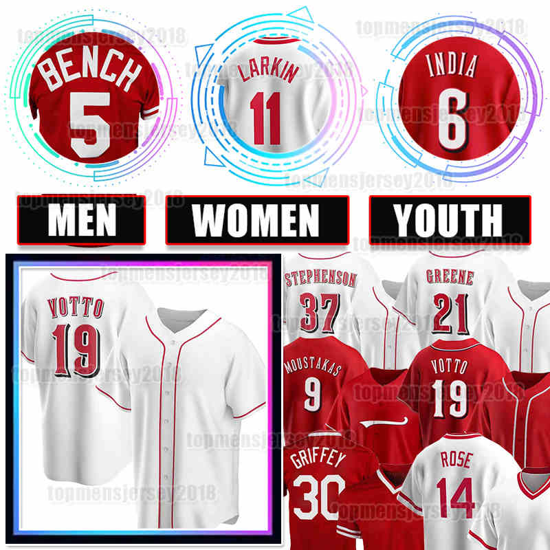 19 Joey Votto Baseball Jersey 14 Pete Rose 5 Johnny Bench 11 Barry Larkin Reds 21 Hunter Greene 4 Matt Reynolds Mike 9 Moustakas 6 Jonathan India Lucas Sims Kevin Newman, Men jersey(h r)
19 Joey Votto Baseball Jersey 14 Pete Rose 5 Johnny Bench 11 Barry Larkin Reds 21 Hunter Greene 4 Matt Reynolds Mike 9 Moustakas 6 Jonathan India Lucas Sims Kevin Newman, Men jersey(h r)
