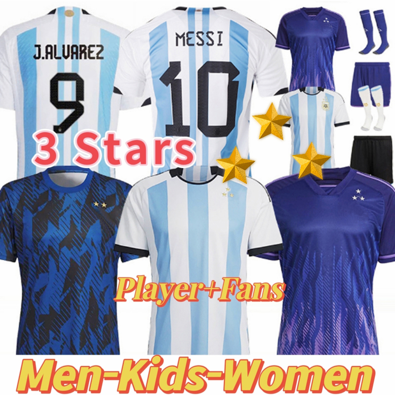 3 Stars Argentina Soccer Jersey 22 23 Home Away Football Shirts Men and women 2022 MESSIS DE PAUL DI MARIA National Team MARADONA Men Kids kit uniforms Socks, 2022 pre-match
3 Stars Argentina Soccer Jersey 22 23 Home Away Football Shirts Men and women 2022 MESSIS DE PAUL DI MARIA National Team MARADONA Men Kids kit uniforms Socks, 2022 pre-match