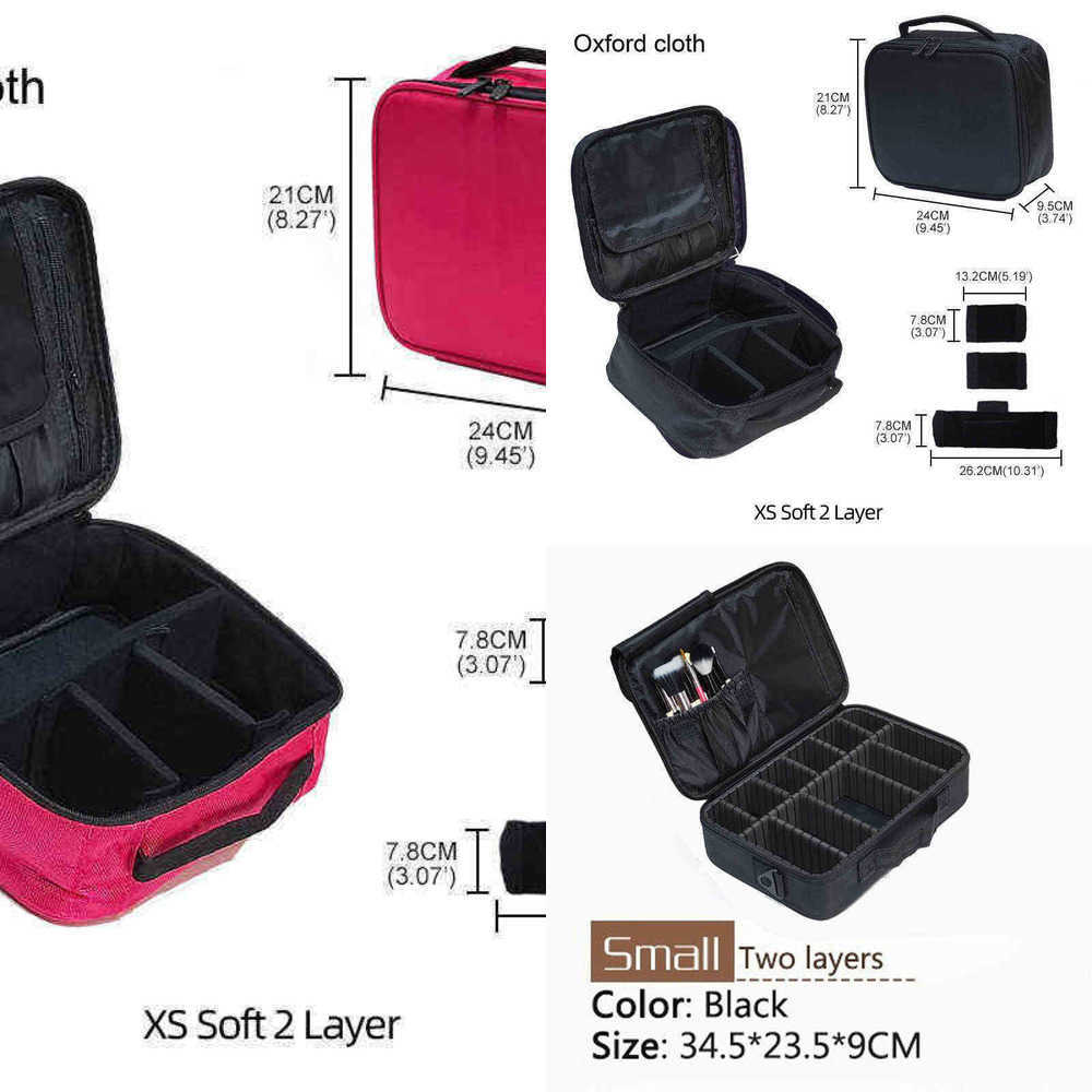 New Makeup Bag Large Capacity Professional Cosmetic Bag Women Travel Manicure Hairdressing Toiletry bags 220820, Xs hot pink soft
New Makeup Bag Large Capacity Professional Cosmetic Bag Women Travel Manicure Hairdressing Toiletry bags 220820, Xs hot pink soft